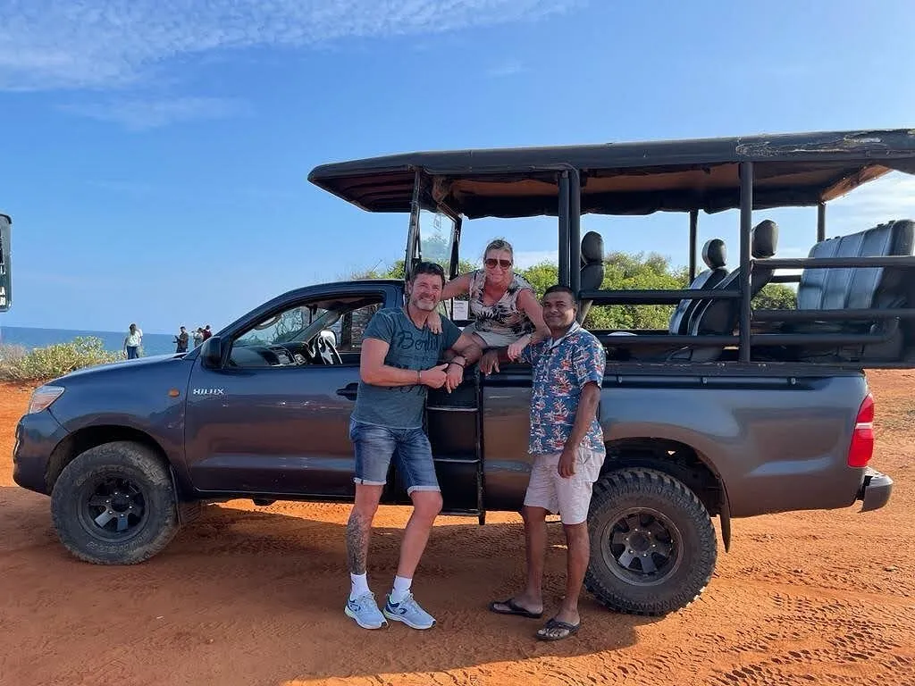Air-conditioned private tour vehicle prepared for a Sri Lanka journey