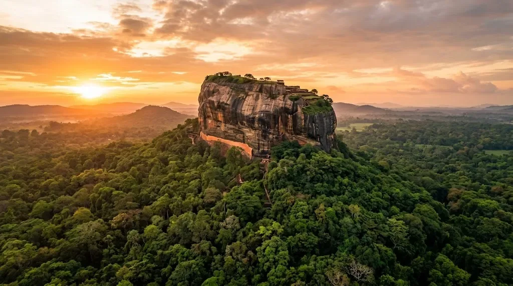 Sigiriya rock fortress and Sri Lanka hill country on a private five-day journey
