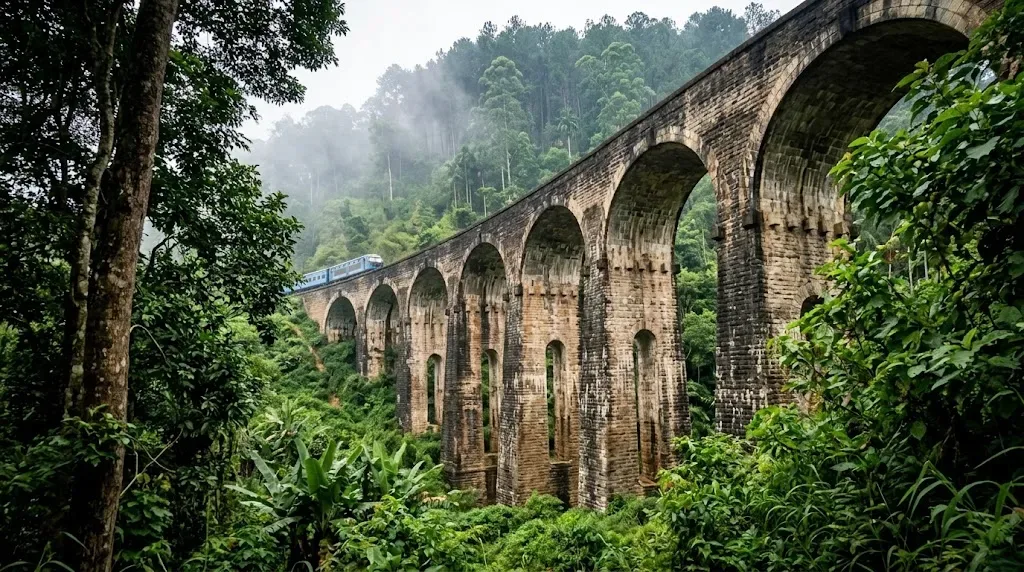 Nine Arch Bridge and Ella mountain country on a private day tour from Bentota